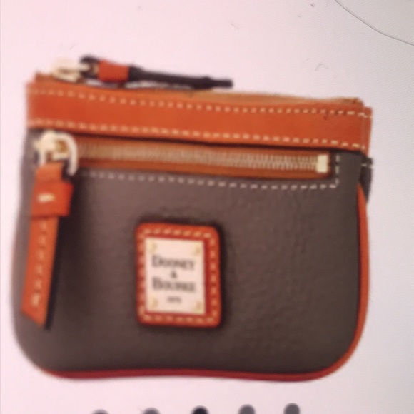 NEW Dooney & Bourke Pebble Grain Coin Case NEW BNWT Elephant 🤩 - Picture 2 of 10